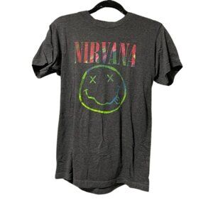 NIRVANA SMILEY FACE TSHIRT SIZE M